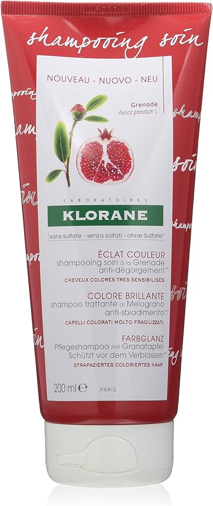 Shampoo sin sulfatos a la granada de Klorane