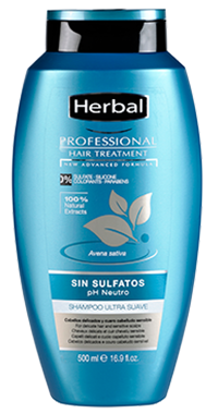 shampoo sin sulfatos extra suave de herbal